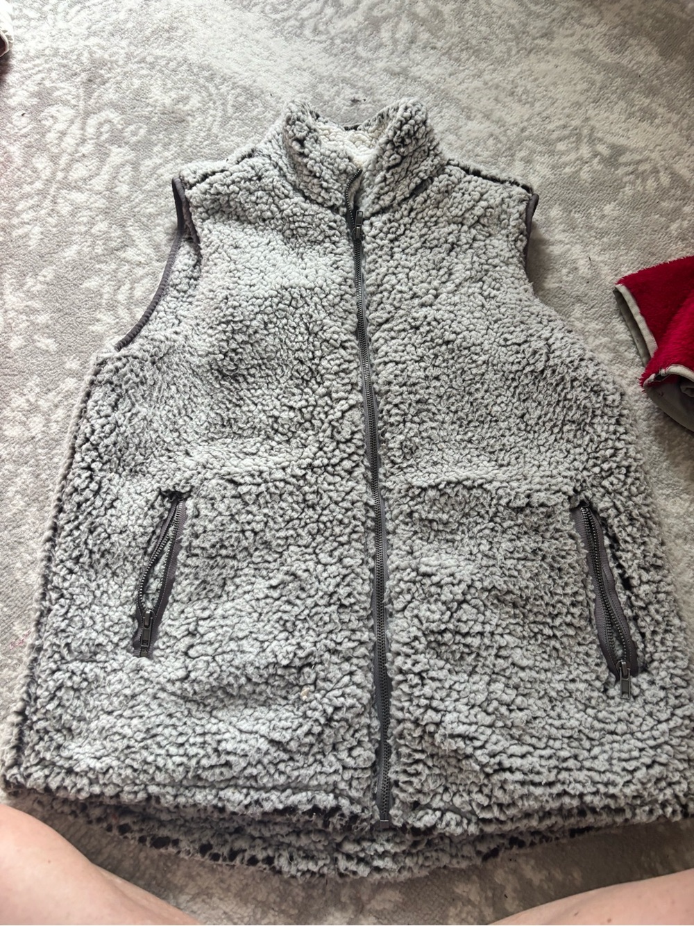 Cozy Thread + Supply Women’s Sherpa Vest - Gray